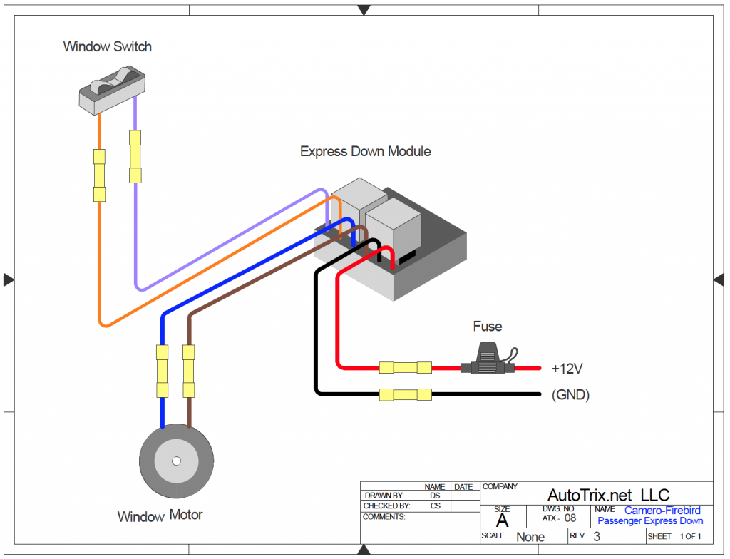 passenger express down diagram